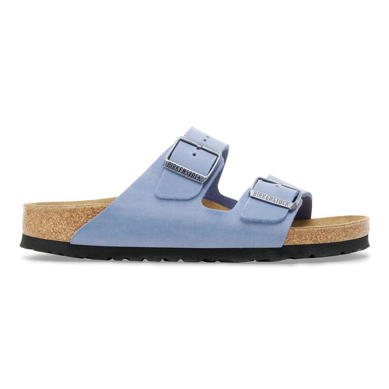 BIRKENSTOCK Arizona Soft Footbed Natural Leather Oiled Elemental Blue Walk Edit detail