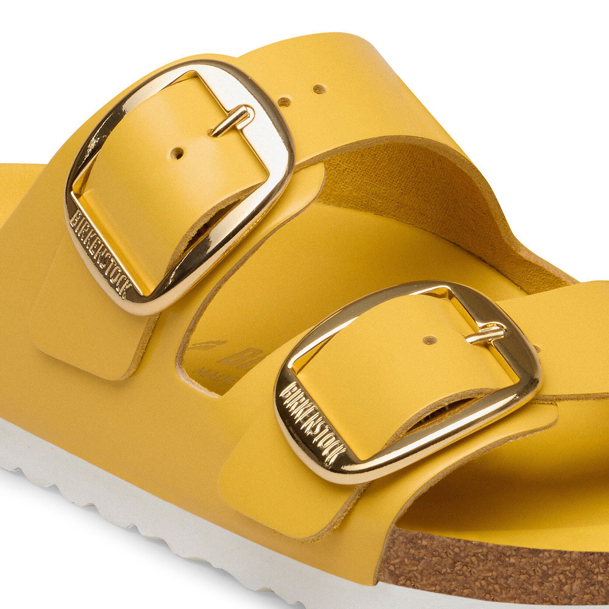 Arizona Big Buckle Natural Leather Patent