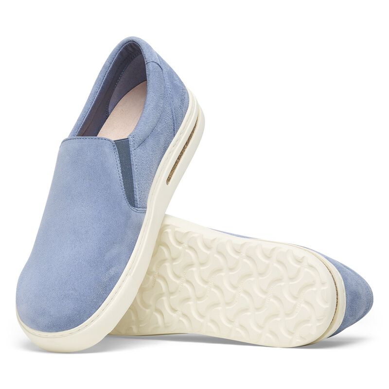BIRKENSTOCK Oswego Suede Leather Elemental Blue Walk Edit detail