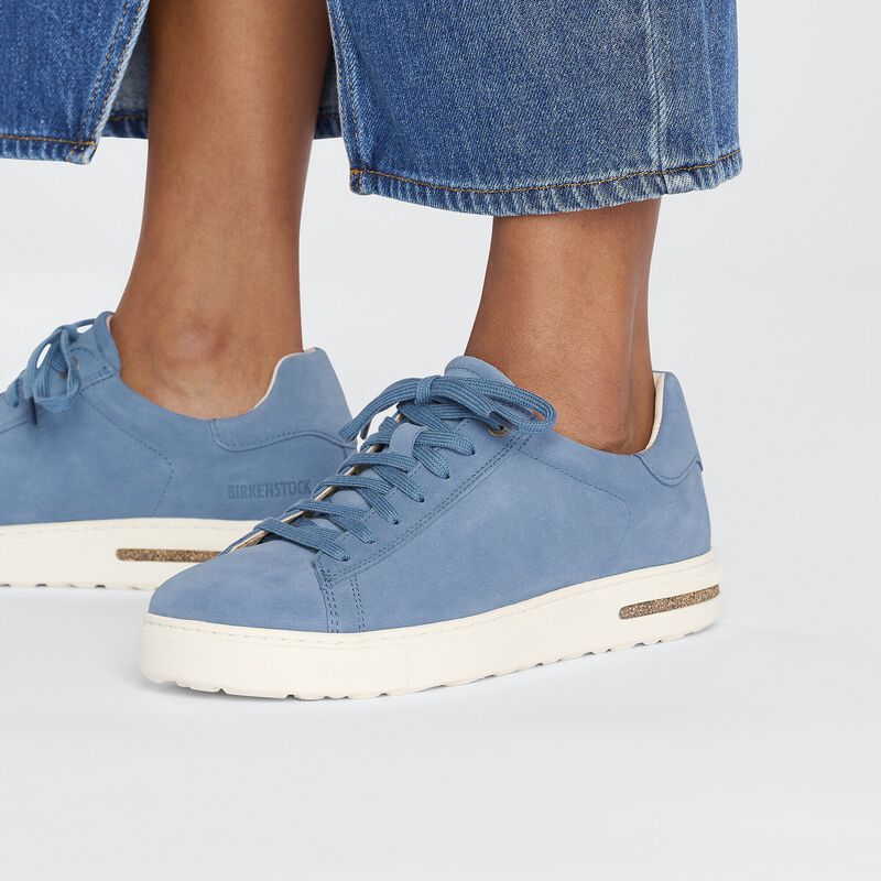BIRKENSTOCK Bend Low Suede Leather Elemental Blue Classic Fit detail