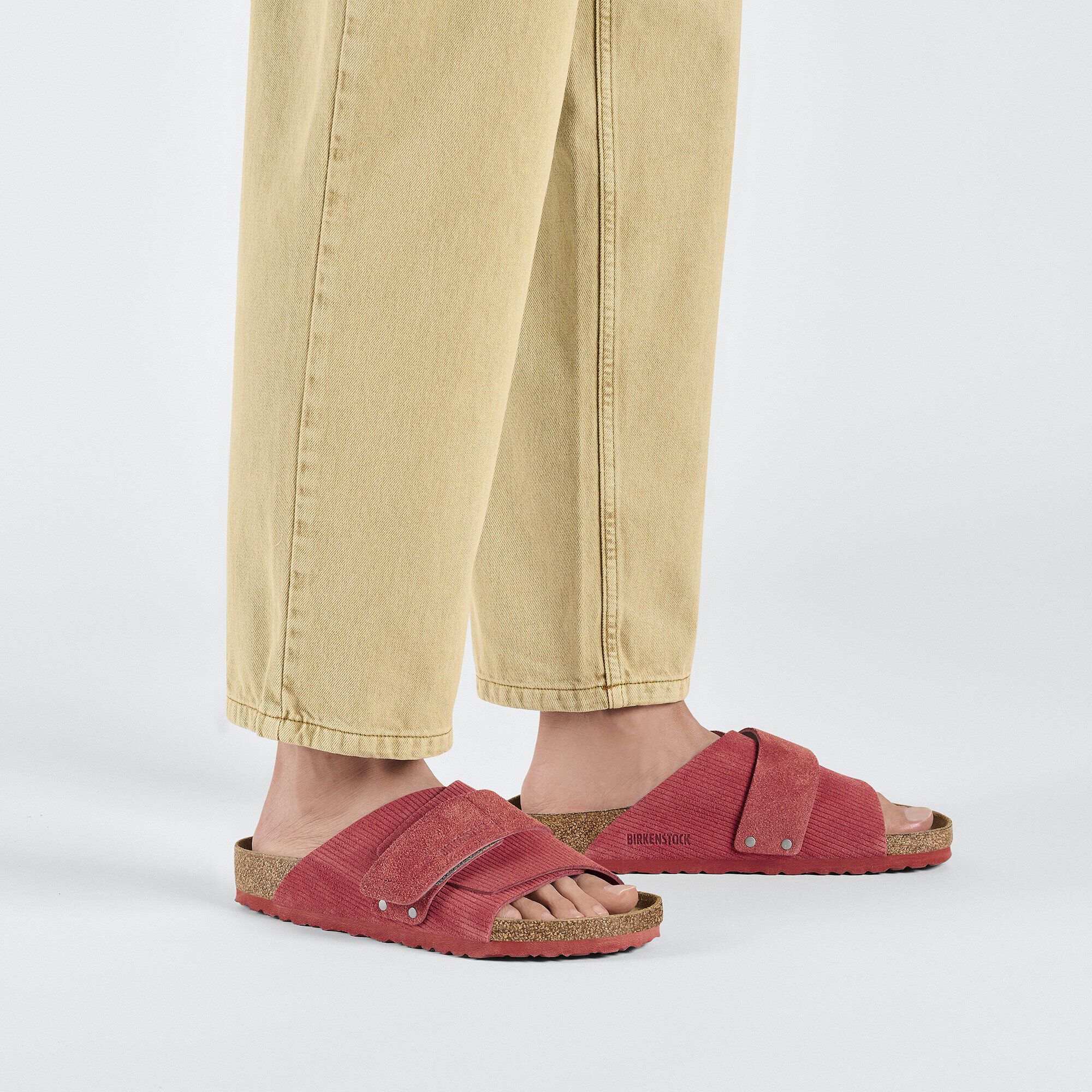 BIRKENSTOCK Kyoto 39 コーデュロイ　コークブラウン Kyoto Suede Embossed in Color Corduroy Cork Brown