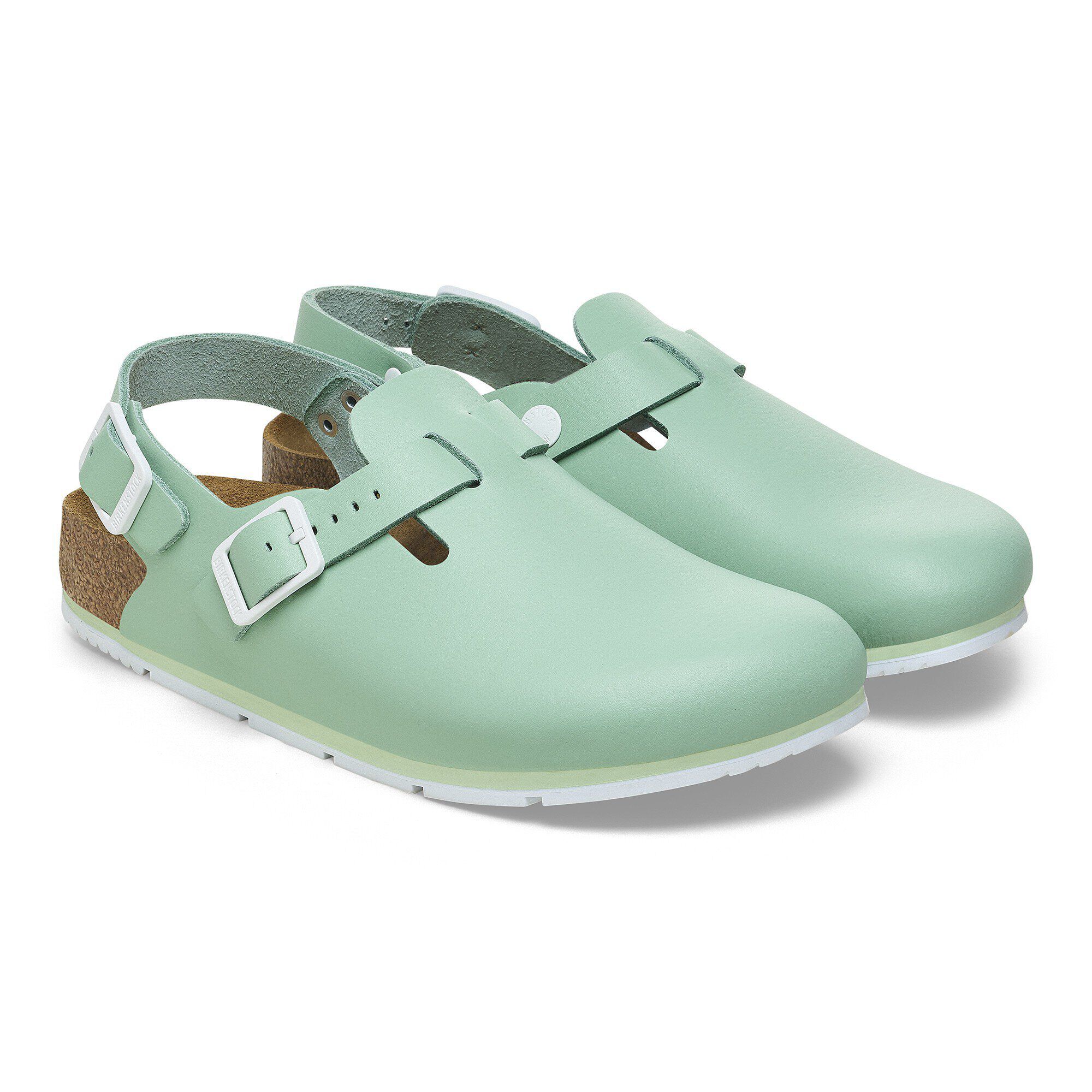Tokio Pro Natural Coated Leather in Color Matcha | BIRKENSTOCK US