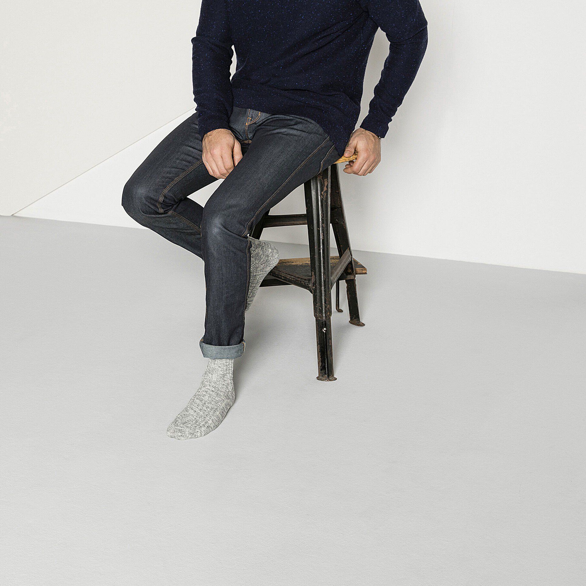 Cotton Slub Men Coton-Polyamide-&Eacute;lasthanne