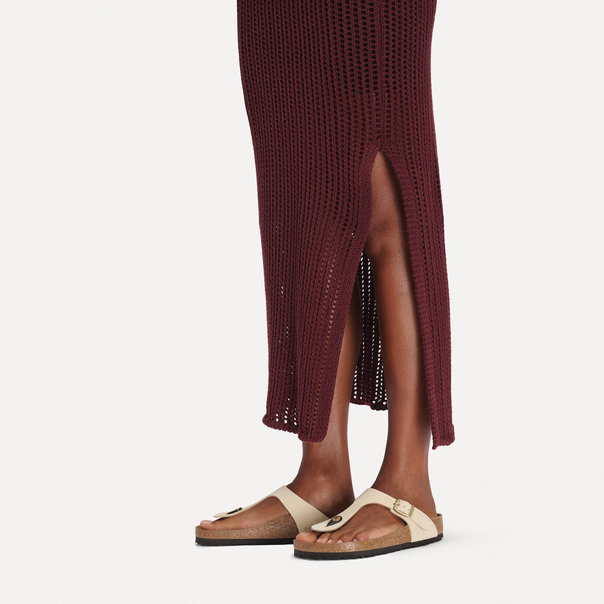 Gizeh Soft Footbed Nubuck Leather with a female model