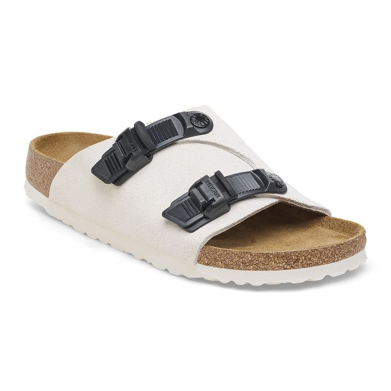 BIRKENSTOCK Zürich Tech Suede Leather Ultra Blue Trail Easy detail