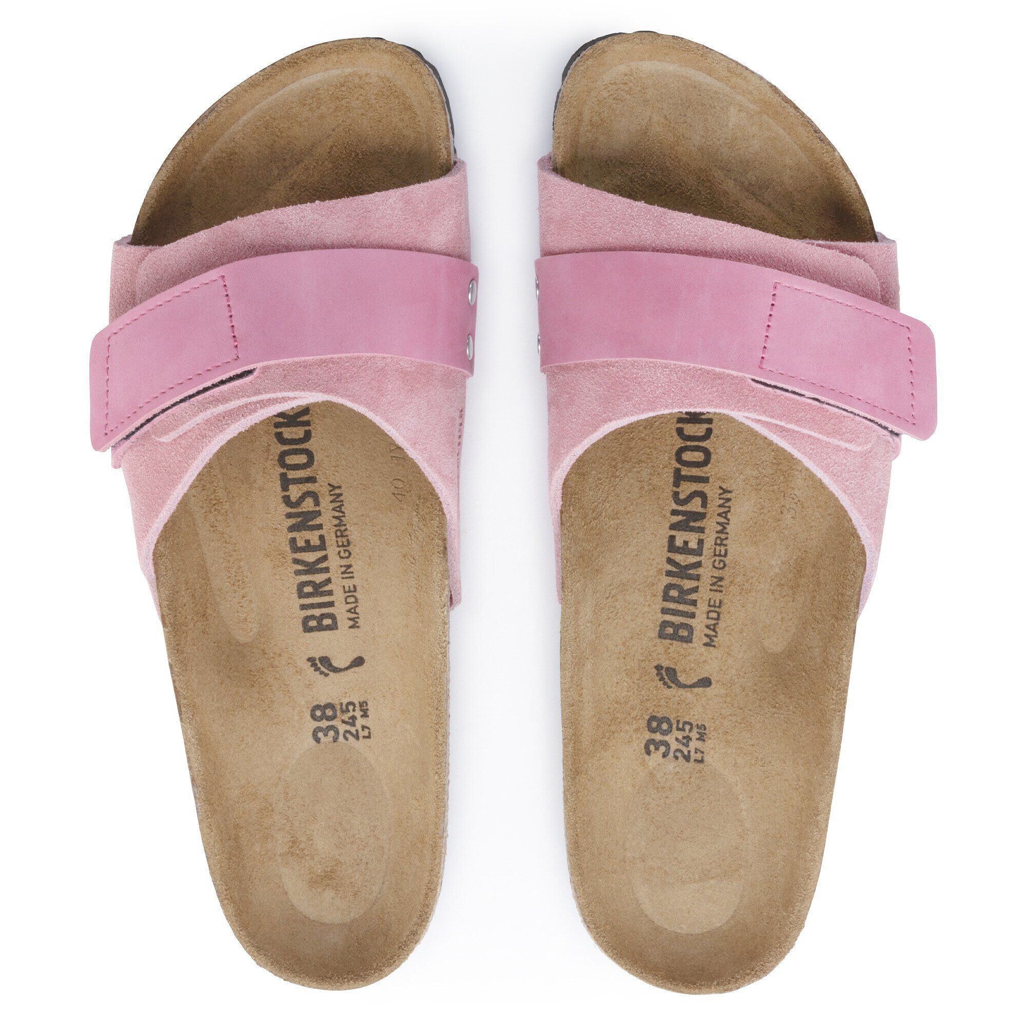 Oita Suede Leather in Color Candy Pink | BIRKENSTOCK US