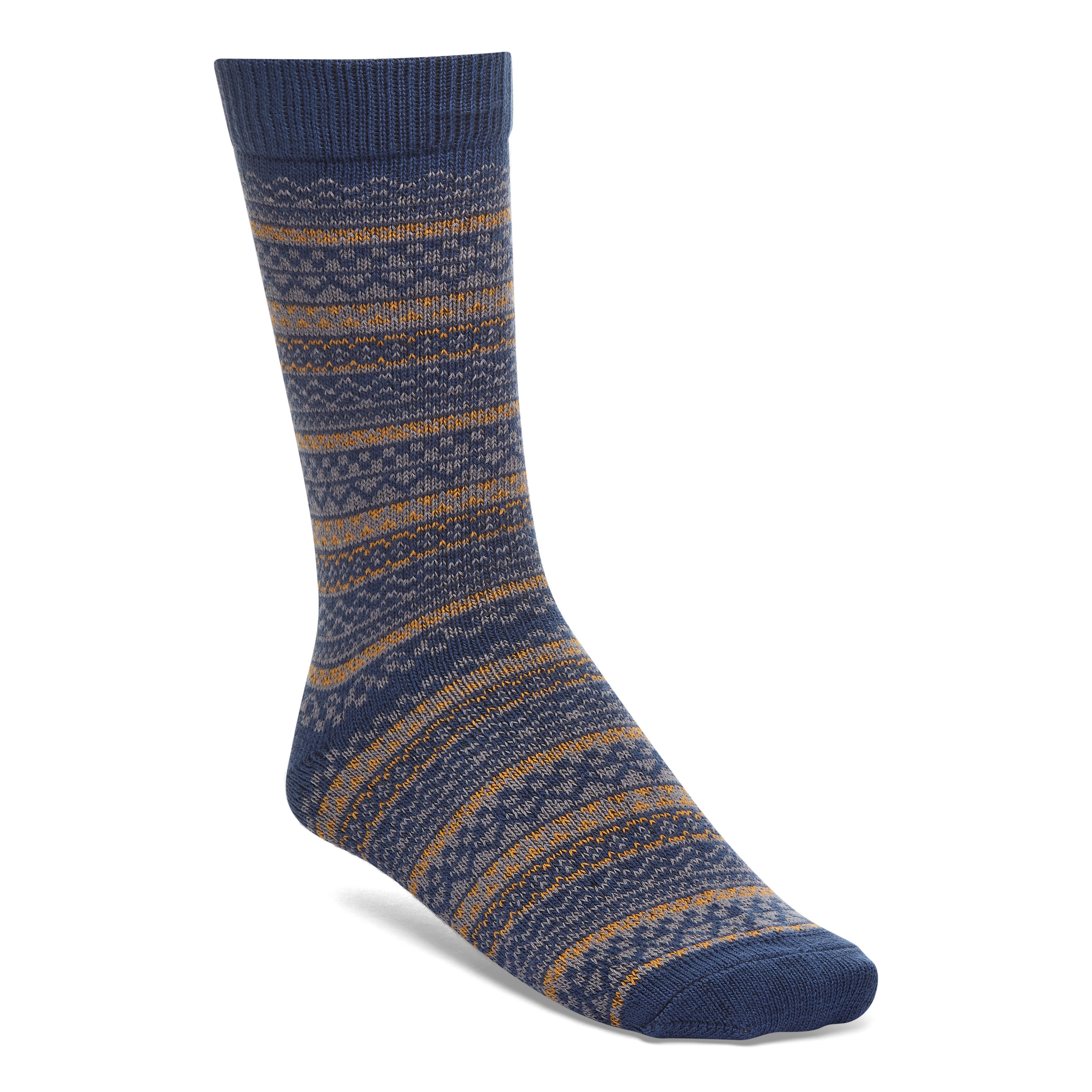 Naples Mink & Cotton Navy Sock Naples Mink & Cotton Navy Sock - main image