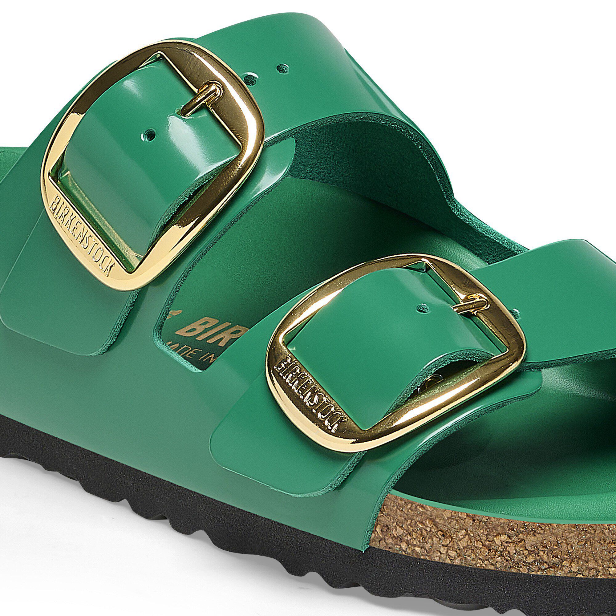 Arizona Big Buckle Natural Leather Patent