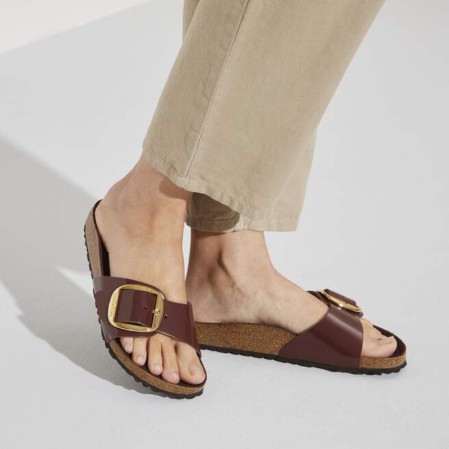 Madrid Big Buckle Natural Leather Patent image numéro 7