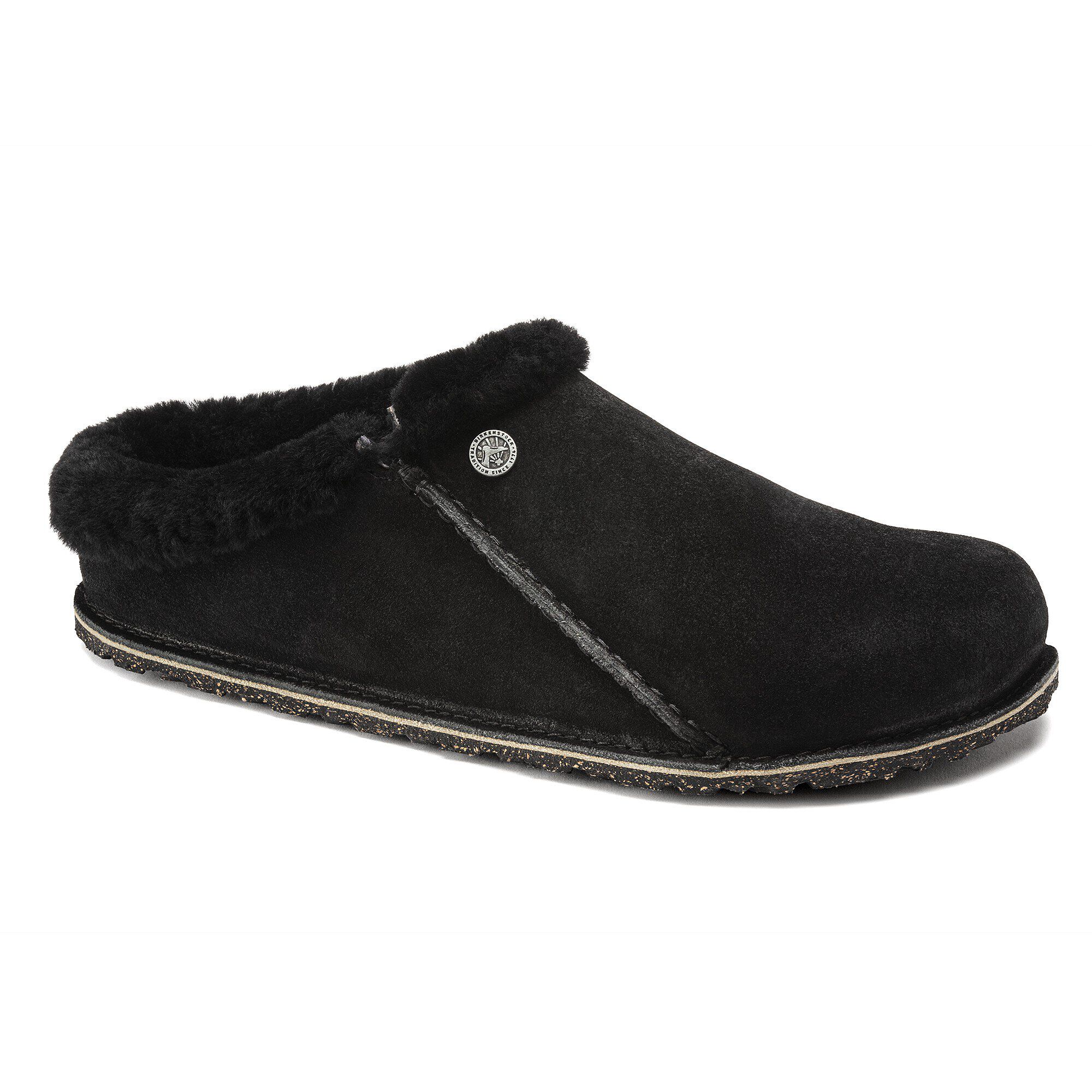 Zermatt Premium Suede Leather in Color Black | BIRKENSTOCK US