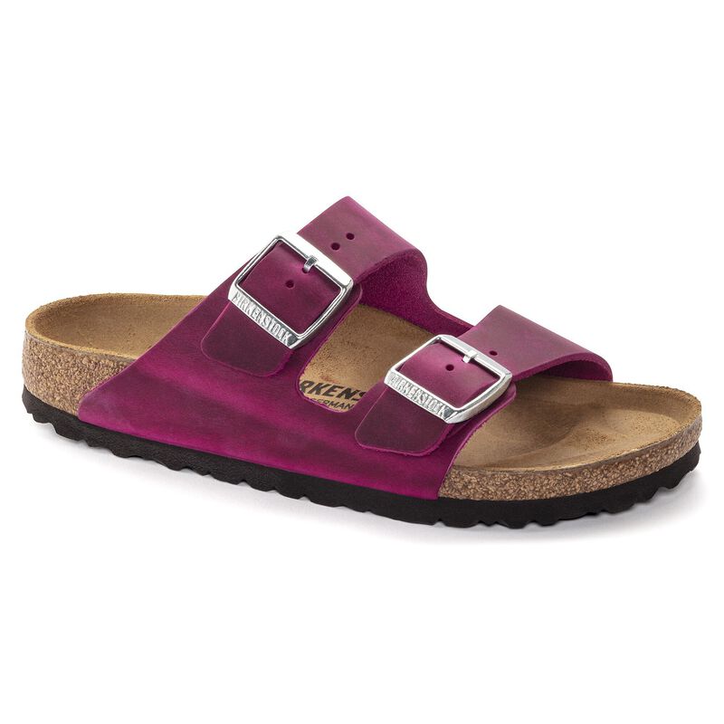 BIRKENSTOCK Arizona Oiled Leather Thyme Lounge Fit detail