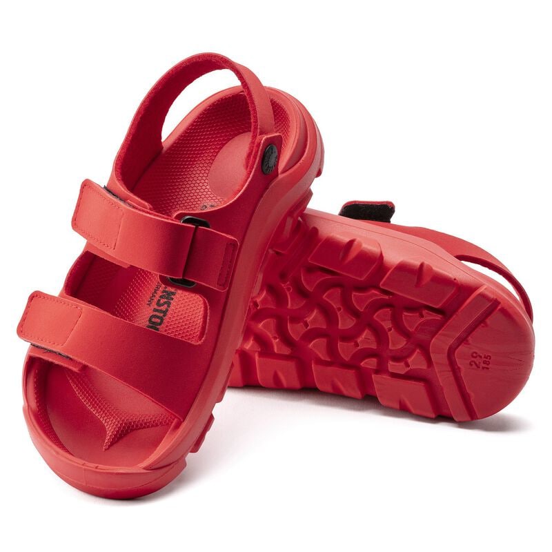 BIRKENSTOCK Mogami HL Synthetik Active Red Lounge Fit detail