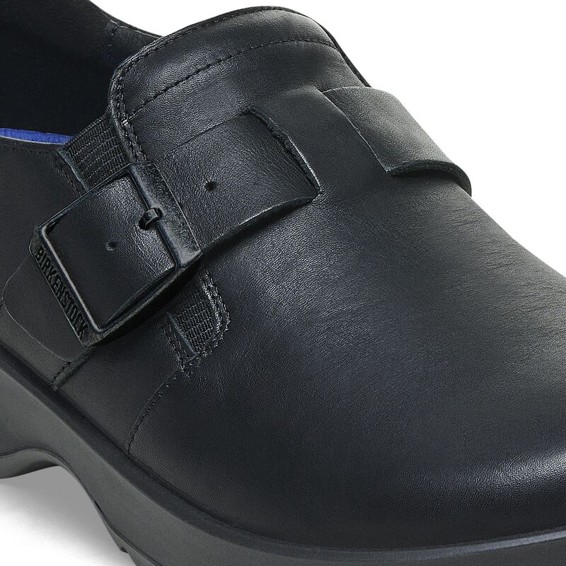 BIRKENSTOCK Caris PRO Natural Leather Black Trail Easy detail