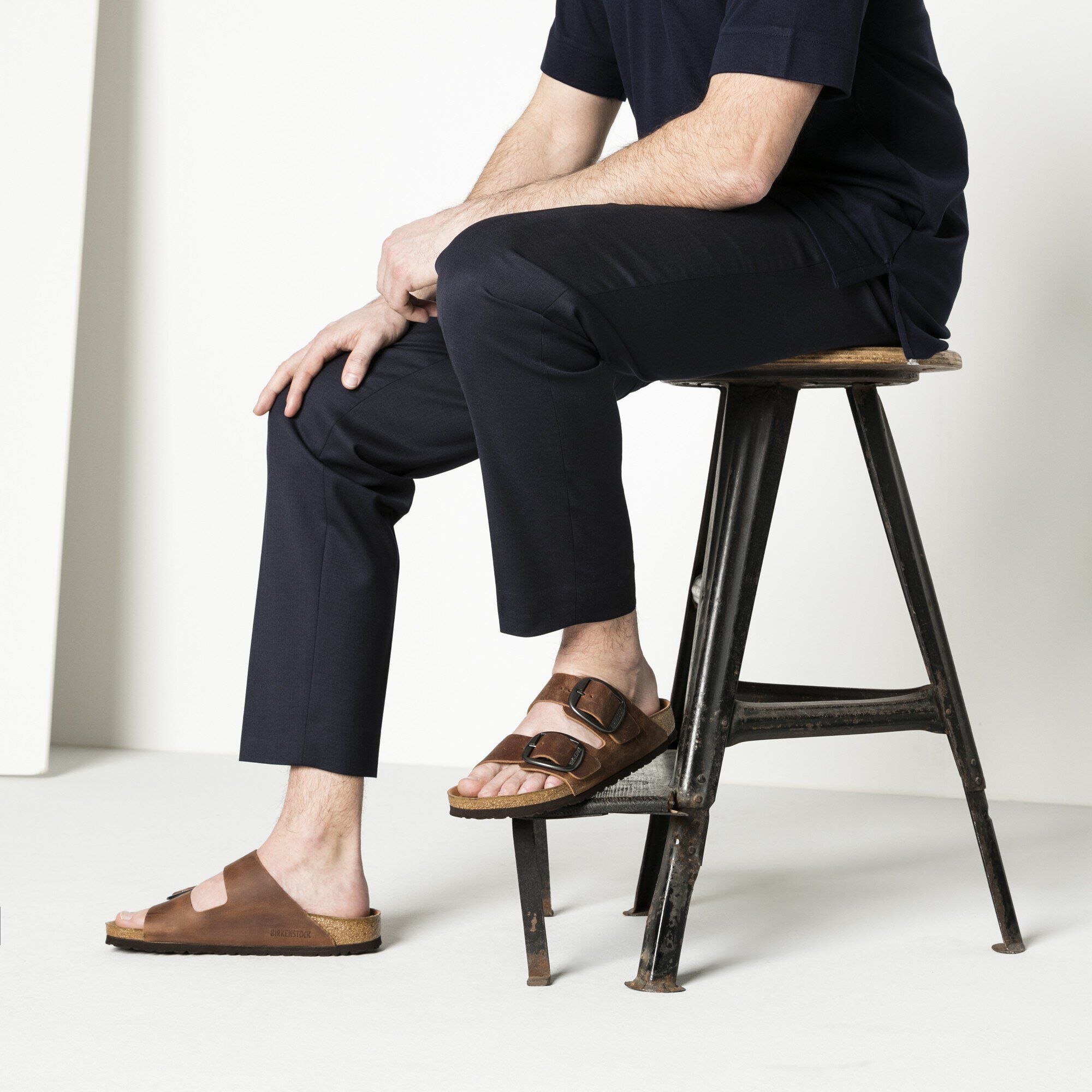   Close-up with a male model