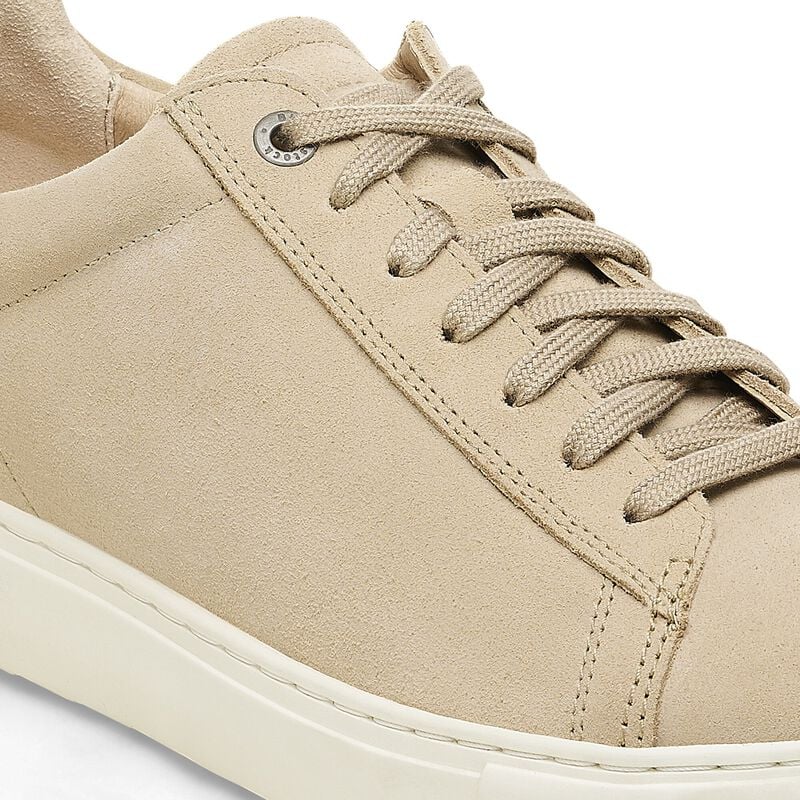 BIRKENSTOCK Bend Low Suede Leather Sandcastle/White City Comfort detail