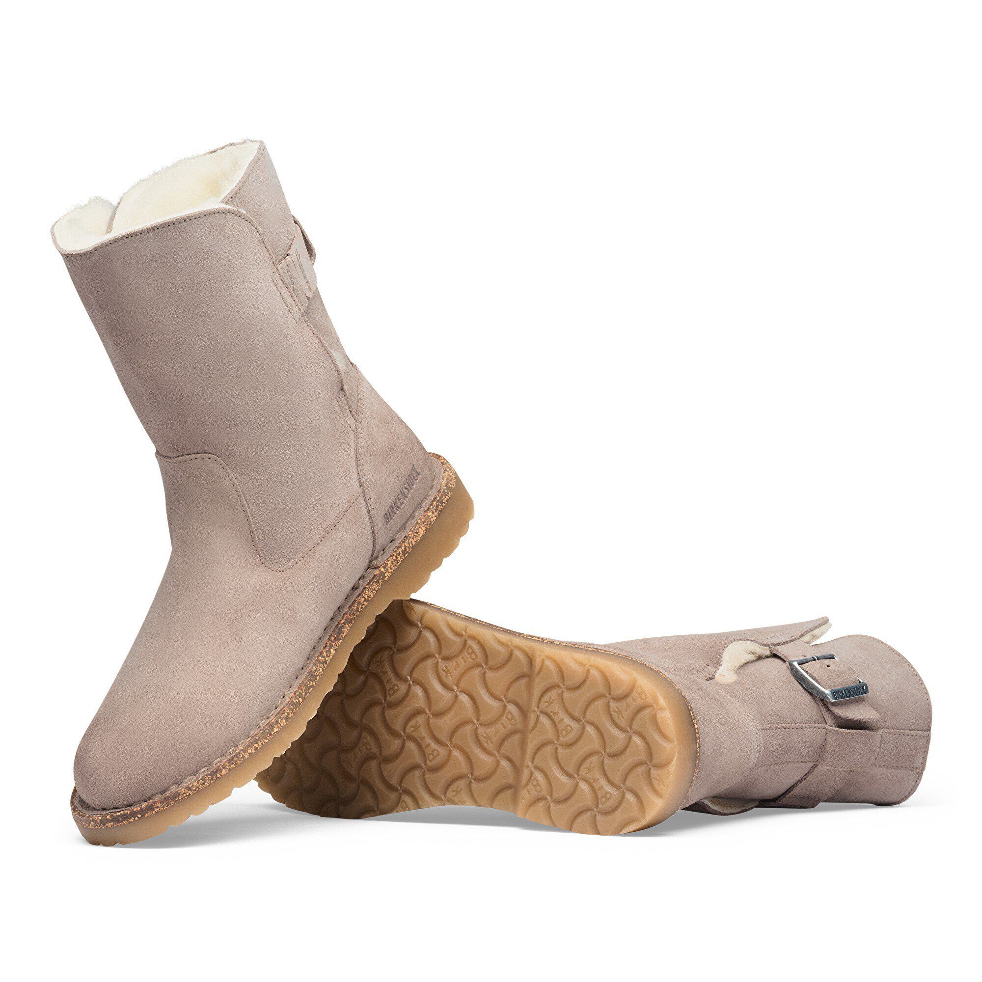 Uppsala Shearling Suede Leather