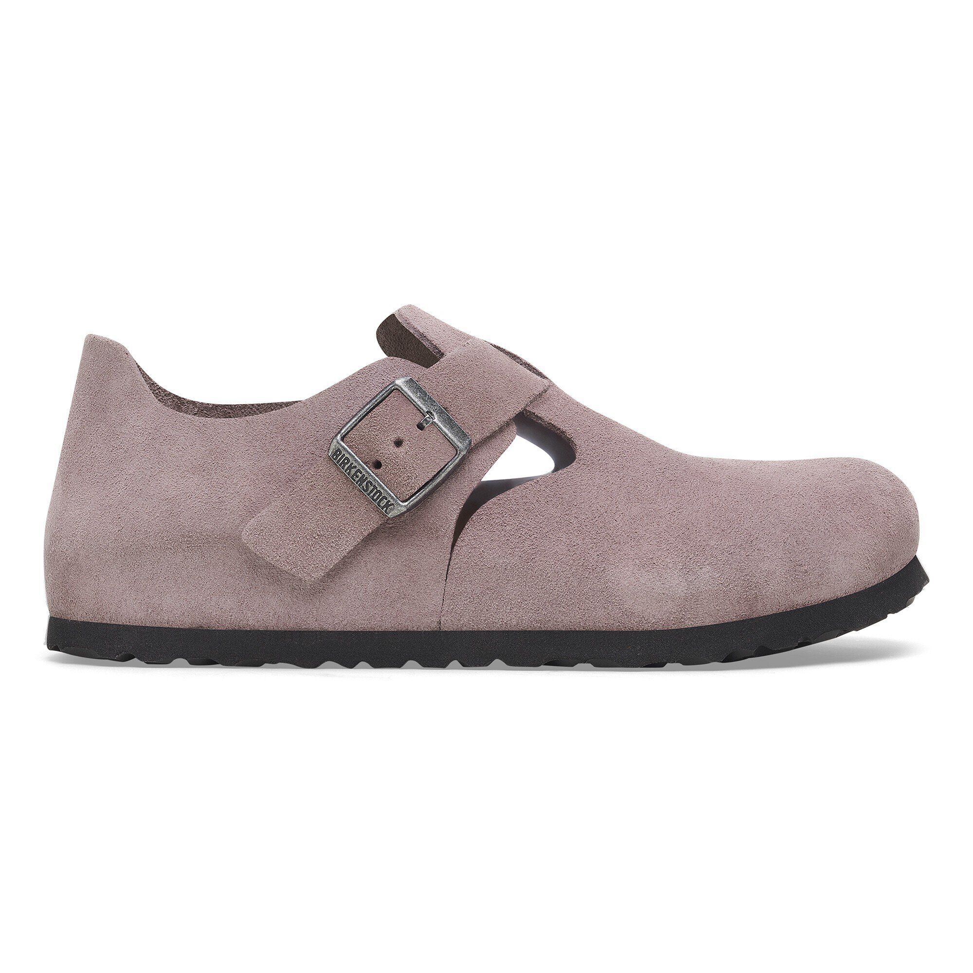 London Suede Leather - a side view