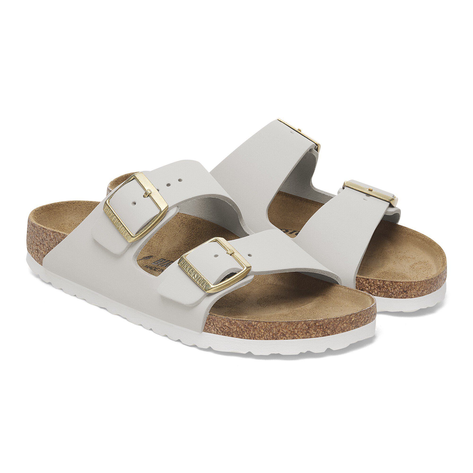 BIRKENSTOCK Arizona 39 レザー Birkenstock Leather Soft Footbed Arizona Sandals Blue Size