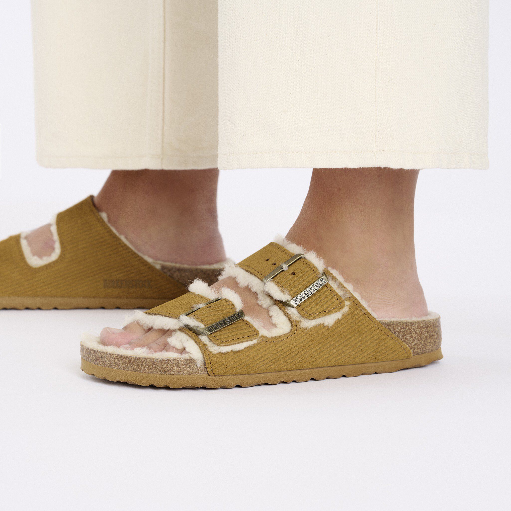 Arizona Shearling Suede Leather-Shearling