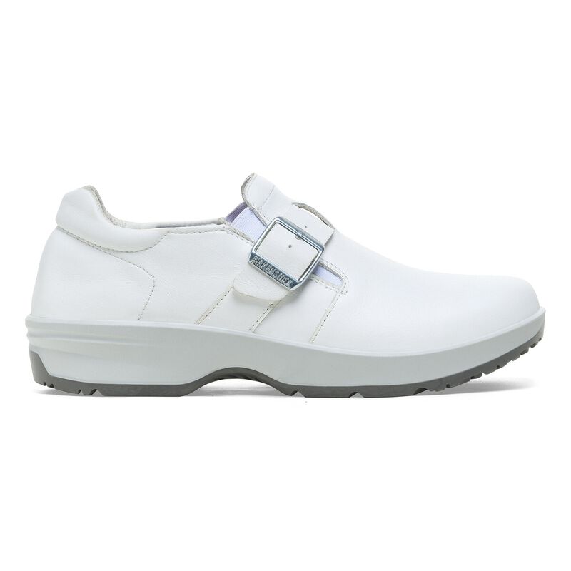 BIRKENSTOCK Caris PRO Natural Leather White Trail Easy detail