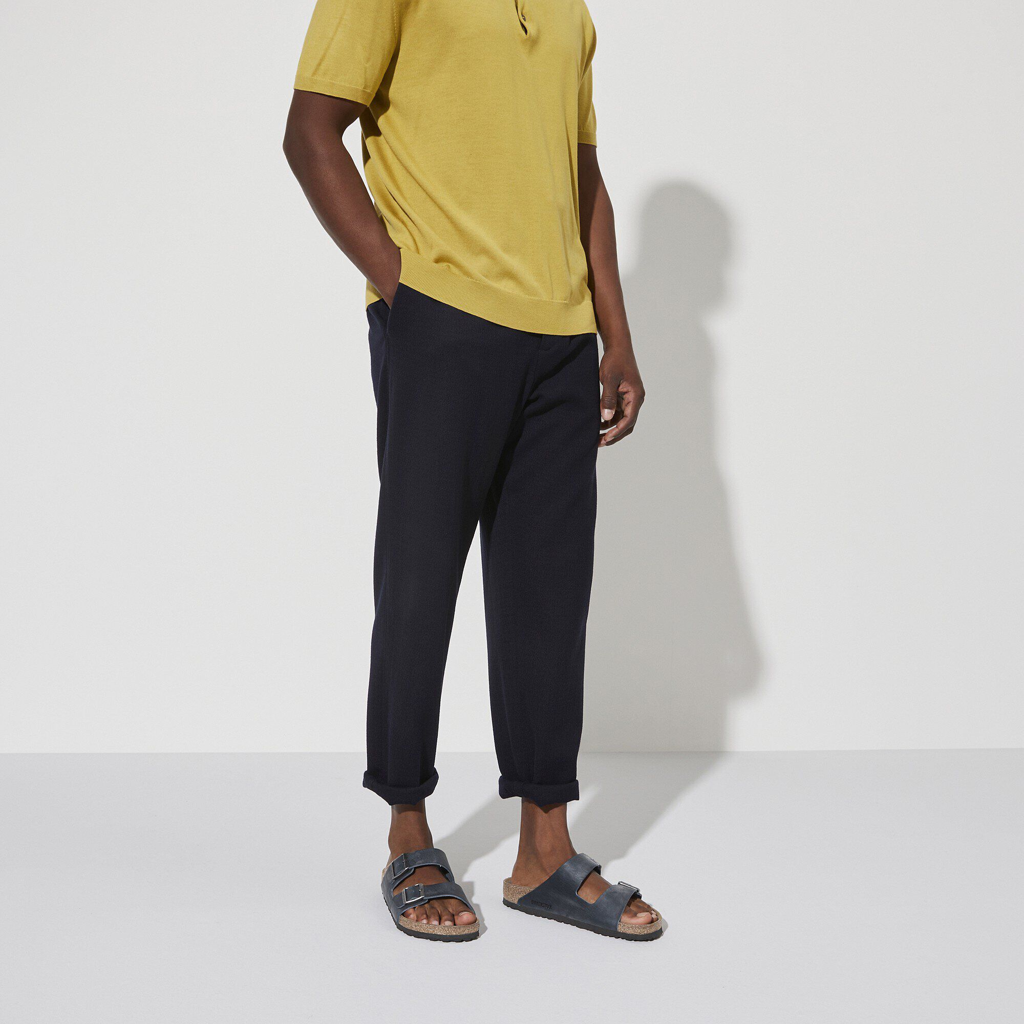   Close-up with a male model