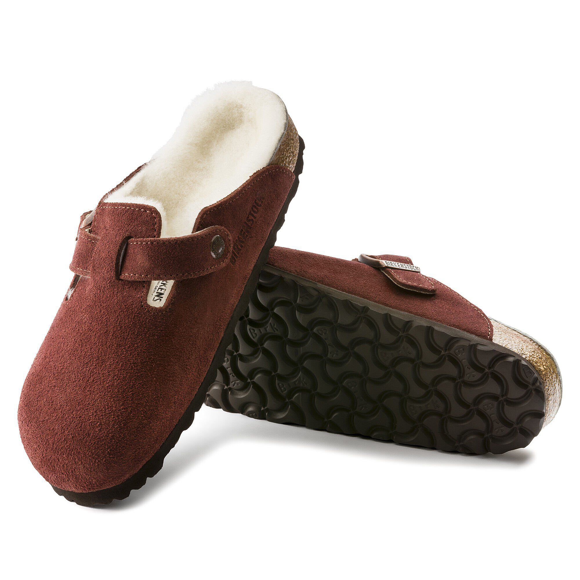 Boston Shearling Suede Leather