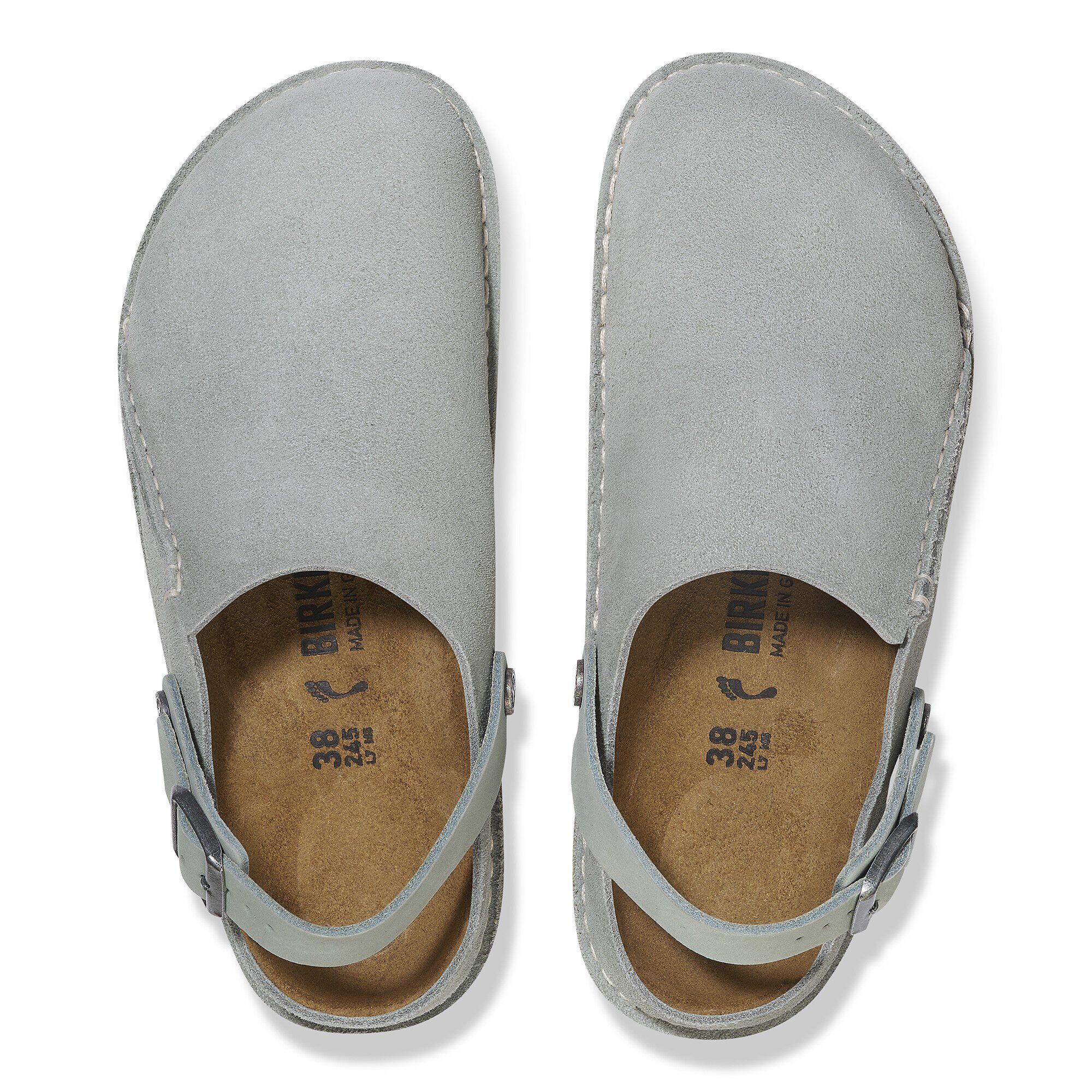 Lutry Premium Suede Suede Leather in Color Pure Sage