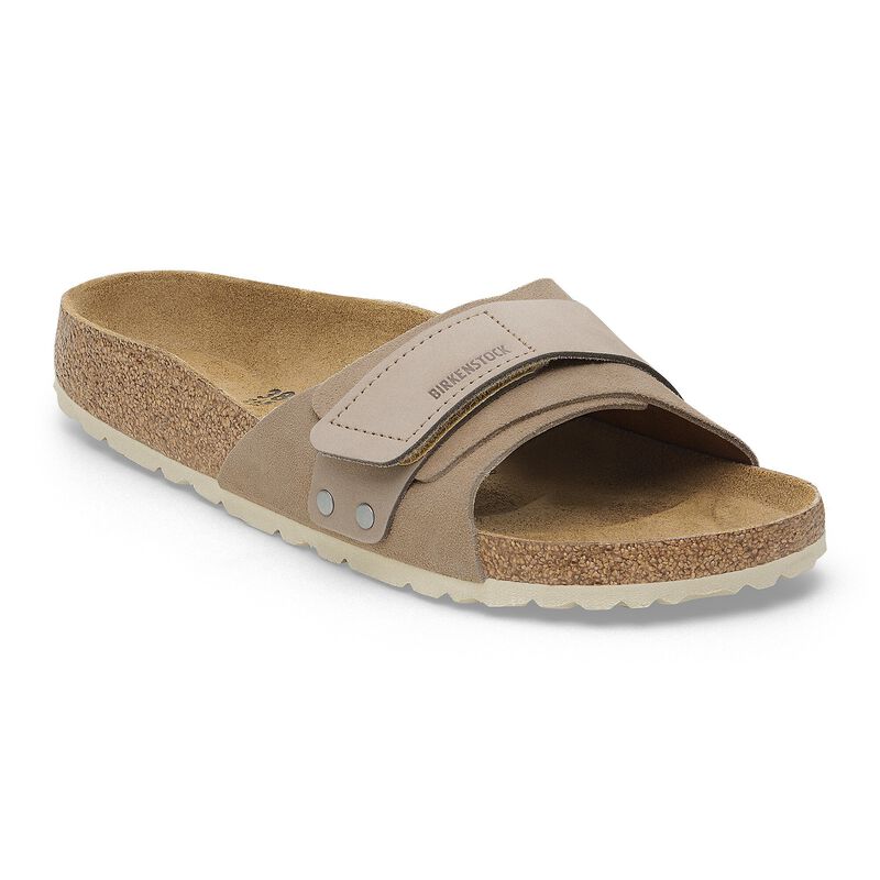 BIRKENSTOCK Oita Nubuck-Suede Leather Candy Pink Trail Easy detail