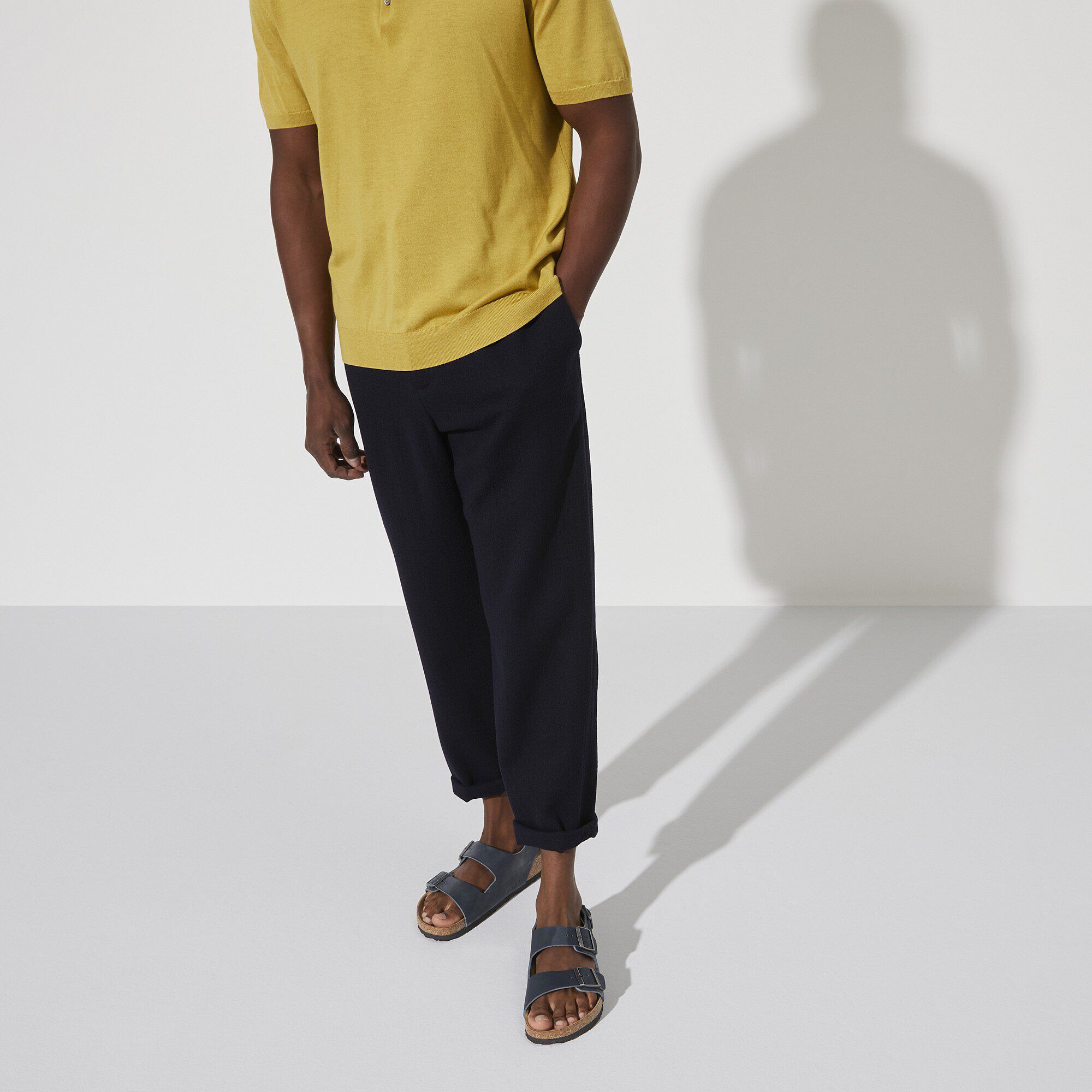   Close-up with a male model