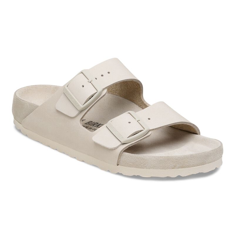 BIRKENSTOCK Arizona Nubuck Leather Oyster Easy Walk detail