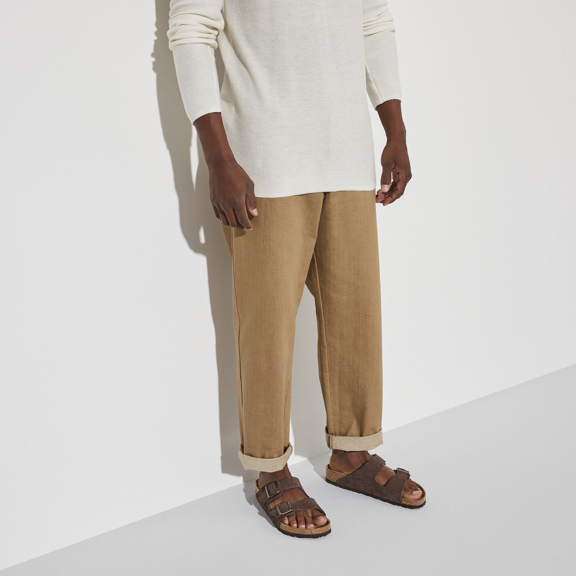   Close-up with a male model