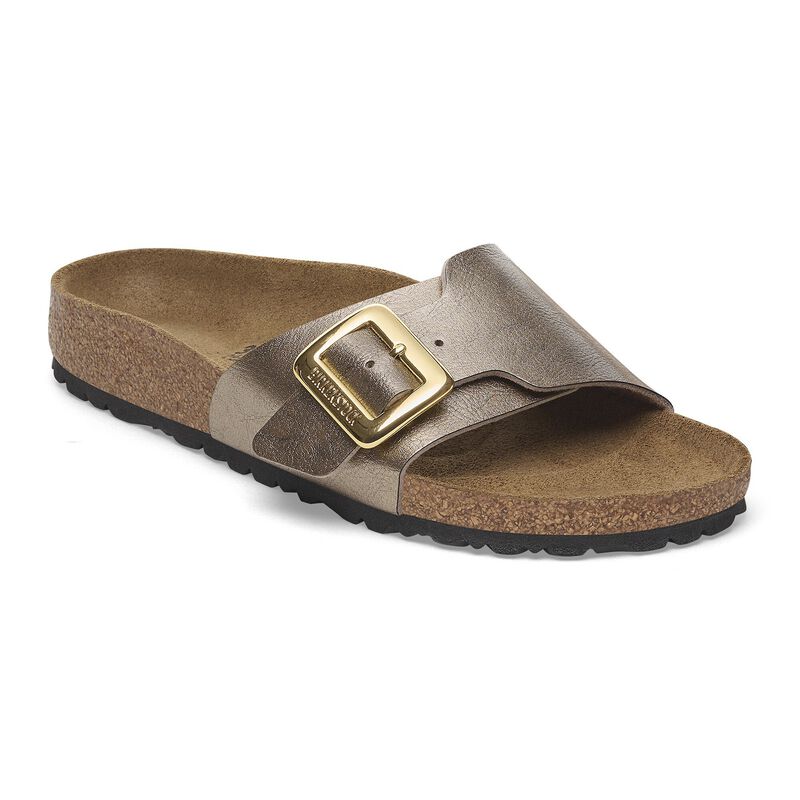 BIRKENSTOCK Catalina Luxe Buckle Birko-Flor Graceful Midnight Blue Walk Edit detail