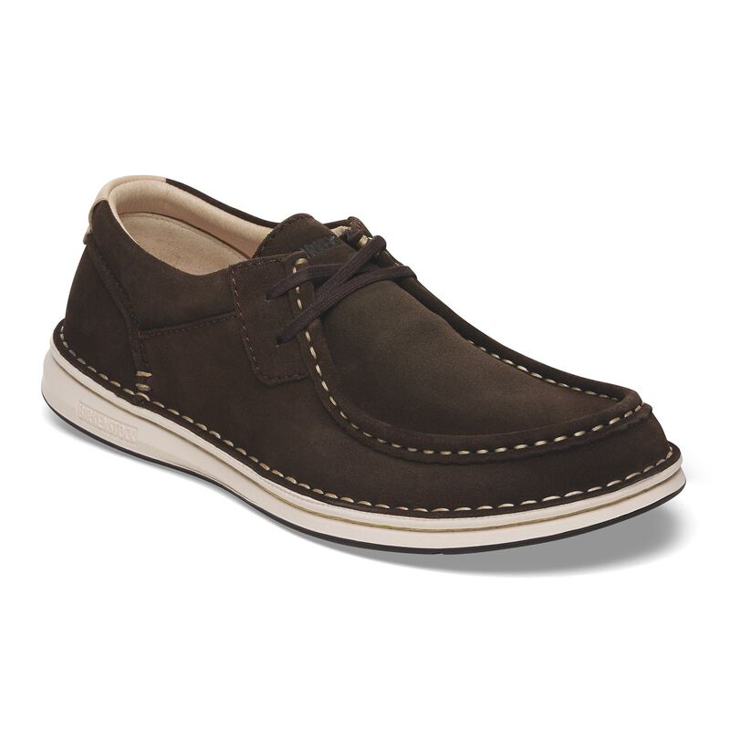 BIRKENSTOCK Pasadena Suede Leather Dark Tea Contour Sole detail