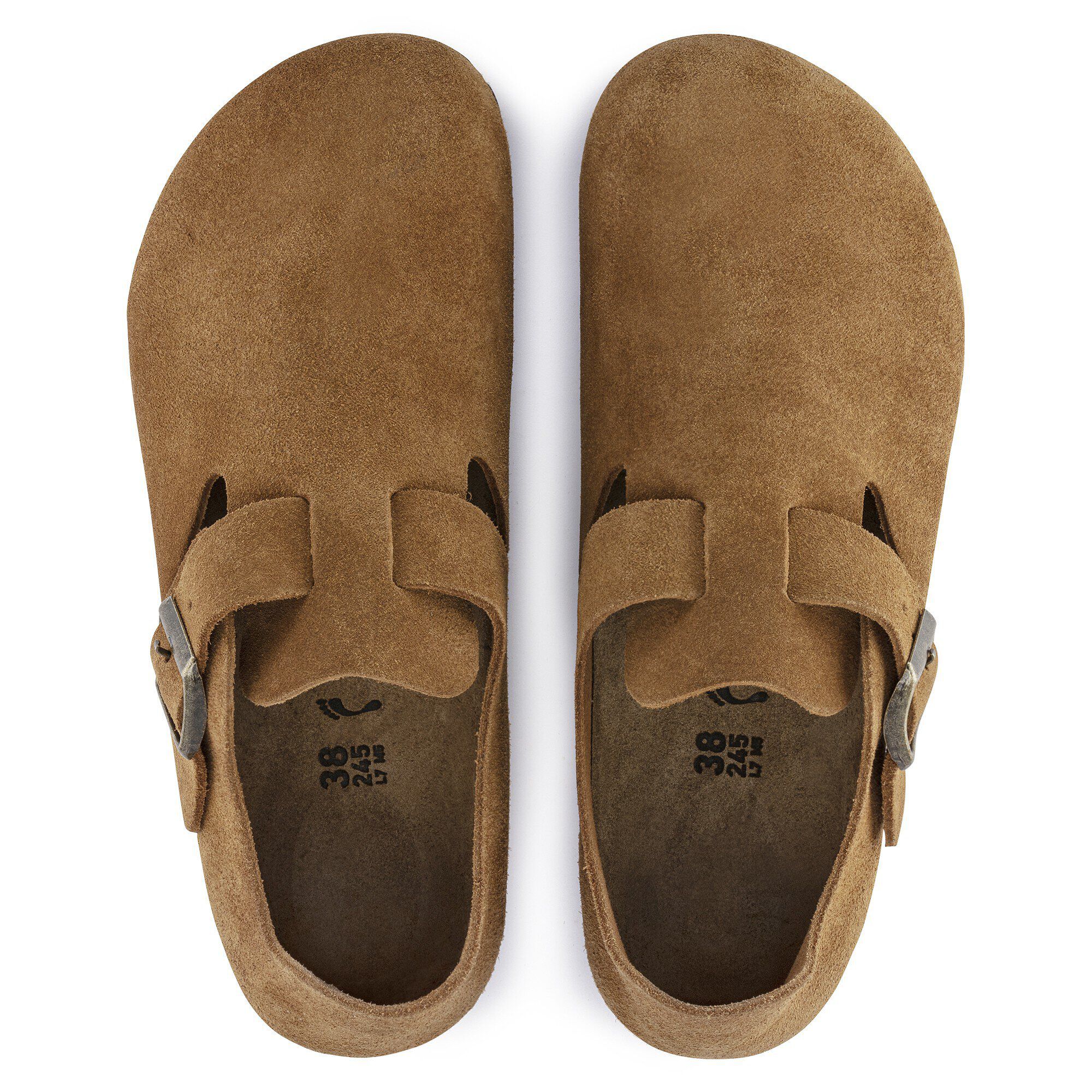 London Suede Leather in Color Mink | BIRKENSTOCK US