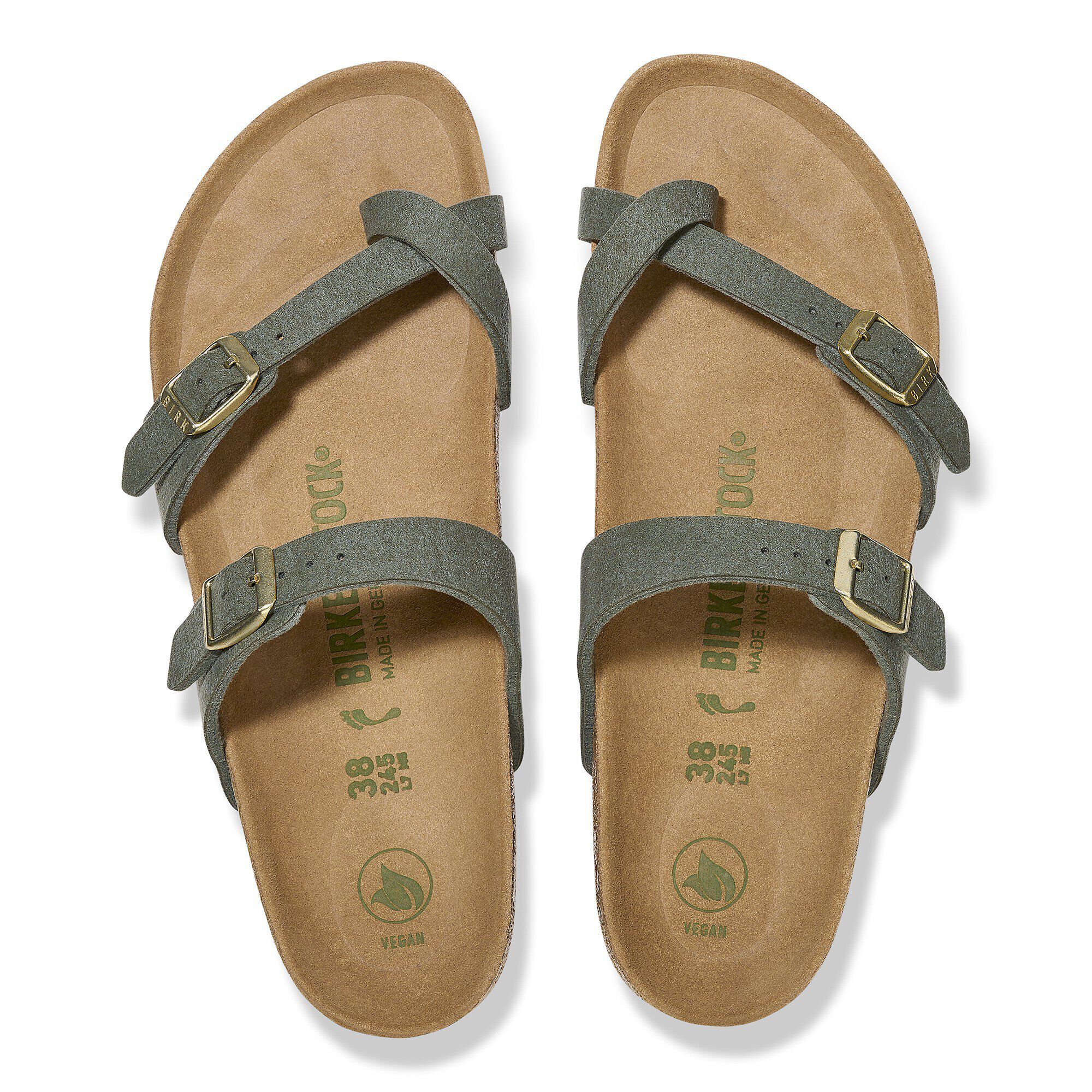 Mayari Vegan Synthetics in Color Soft Birki Vegan Thyme
