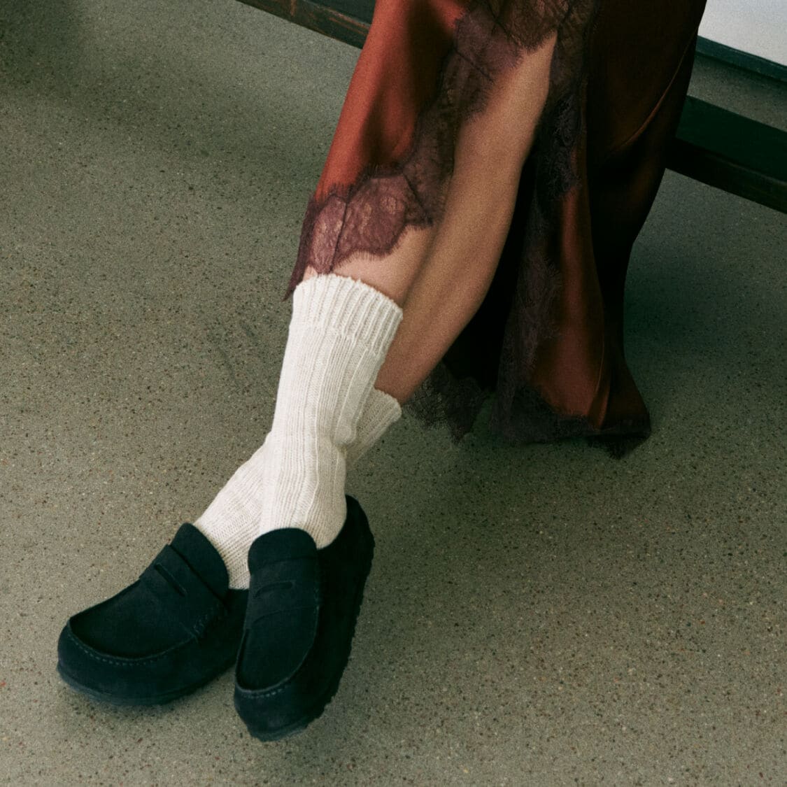 Naples Midnight & Cotton Twist Off White Sock Set