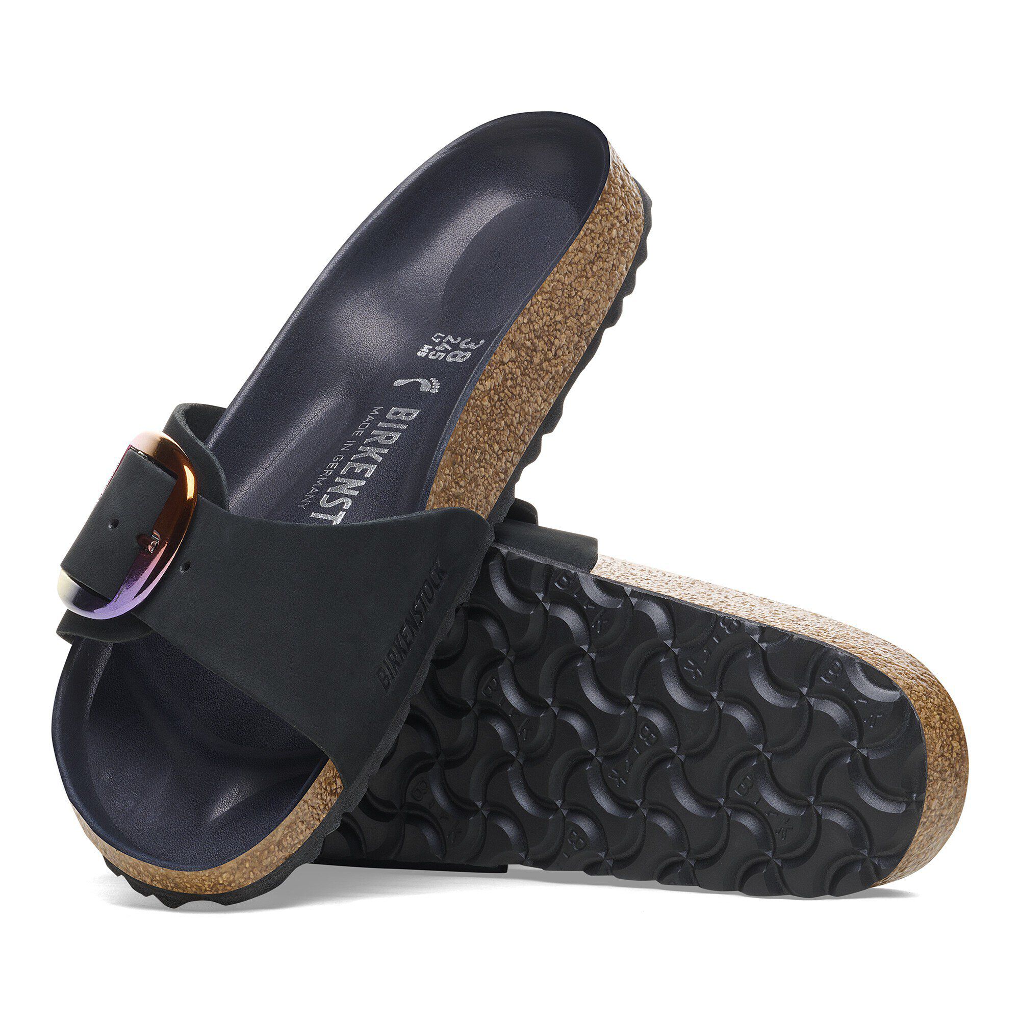 Madrid Big Buckle Nubuck Leather in Color Black | BIRKENSTOCK US Madrid Big Buckle Nubuck Leather in Color Black | BIRKENSTOCK US