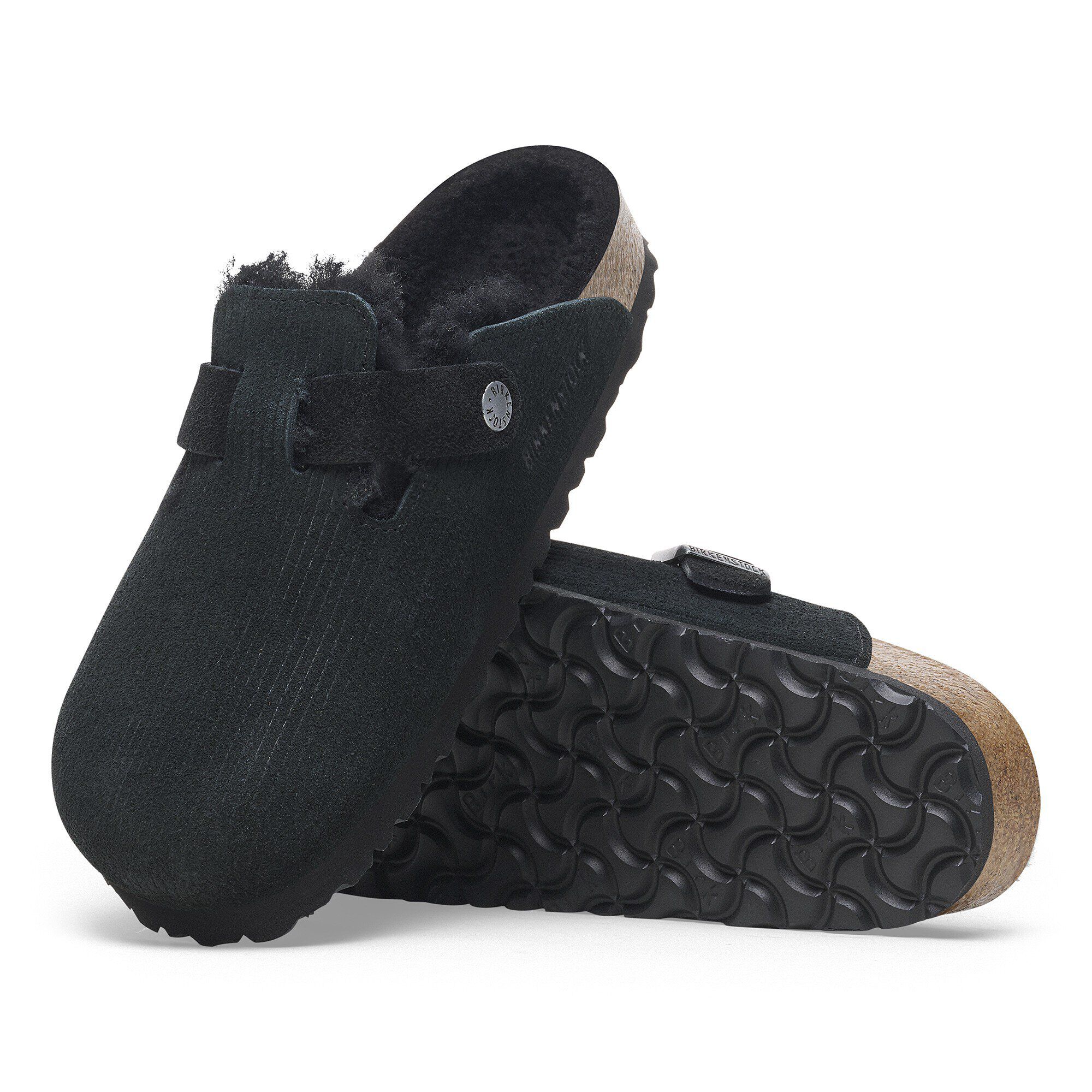 Boston VL Corduroy Teddy Shearling Suede Leather/Fur