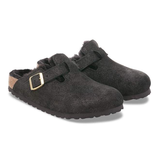 Boston Shearling Suede Leather-Shearling