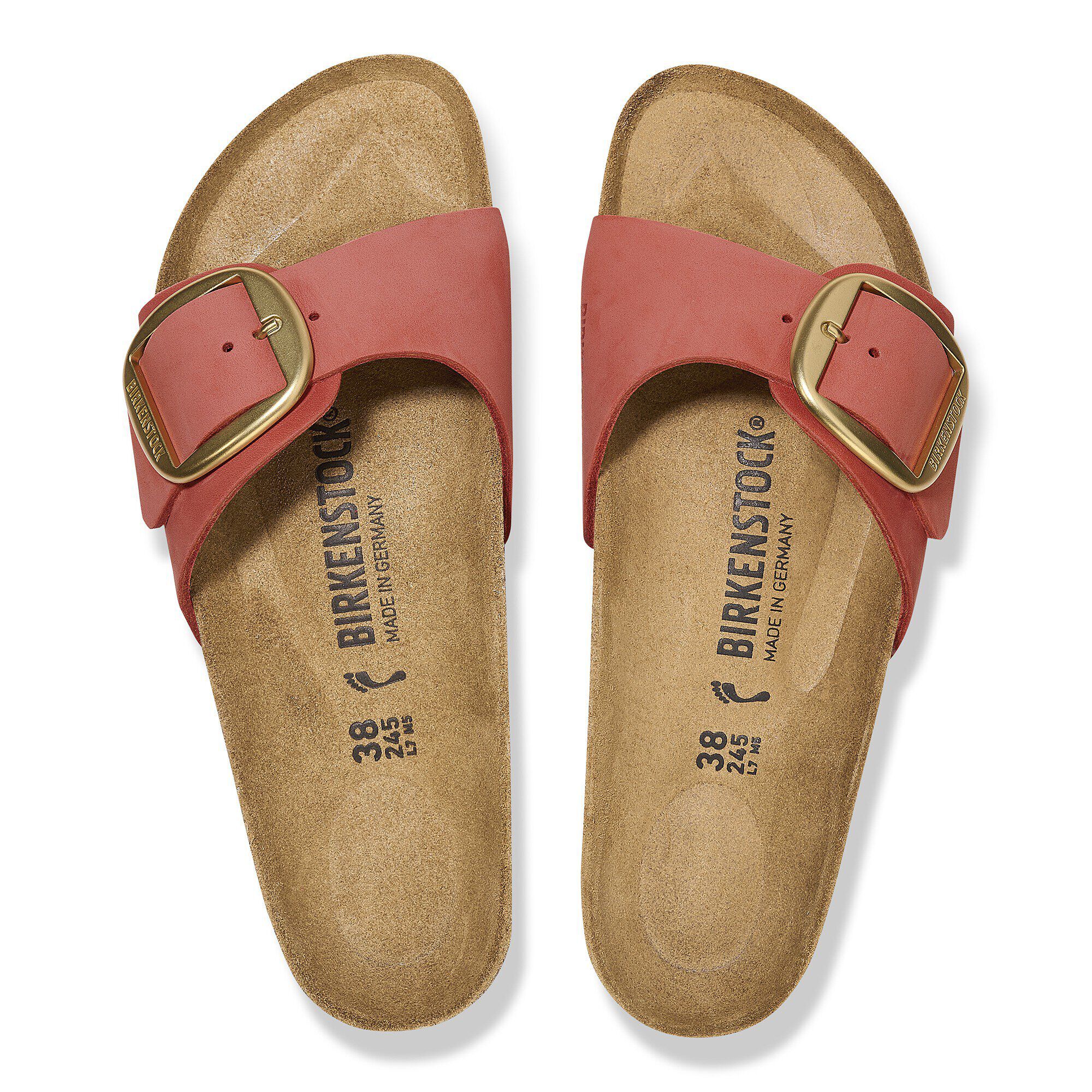 Madrid Big Buckle Nubuck Leather