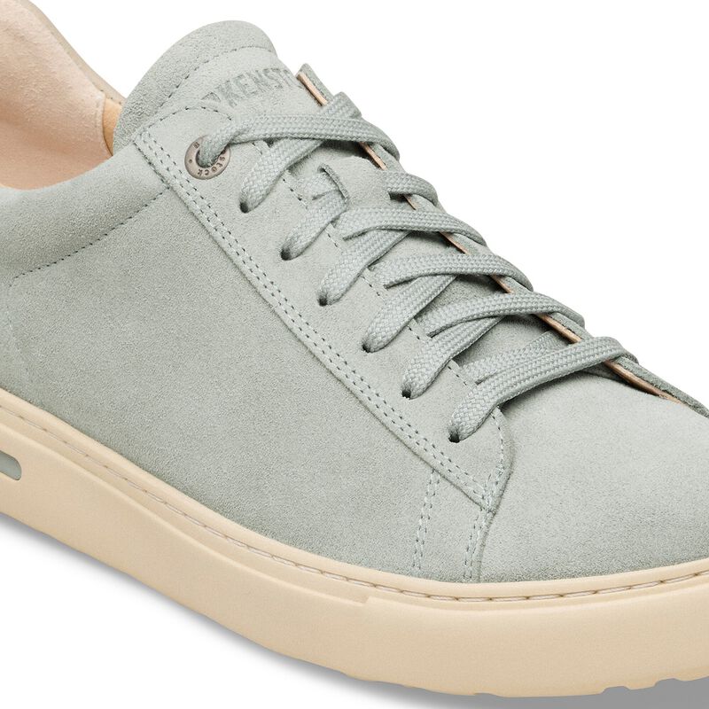 BIRKENSTOCK Bend Low Natural Leather/Suede Pure Sage/ Oyster Classic Fit detail