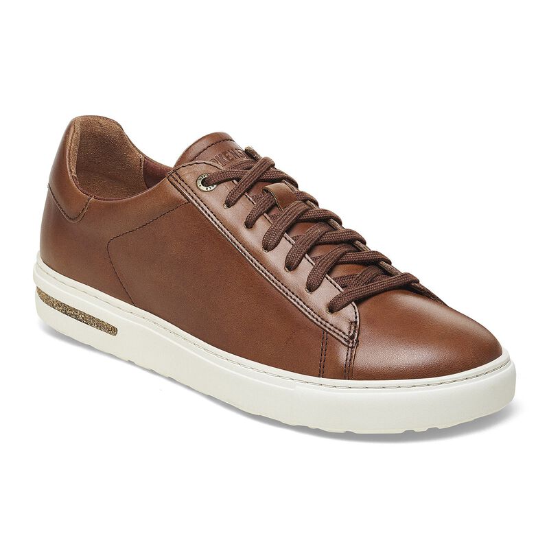 BIRKENSTOCK Bend Low Natural Leather Cognac Soft Sole detail