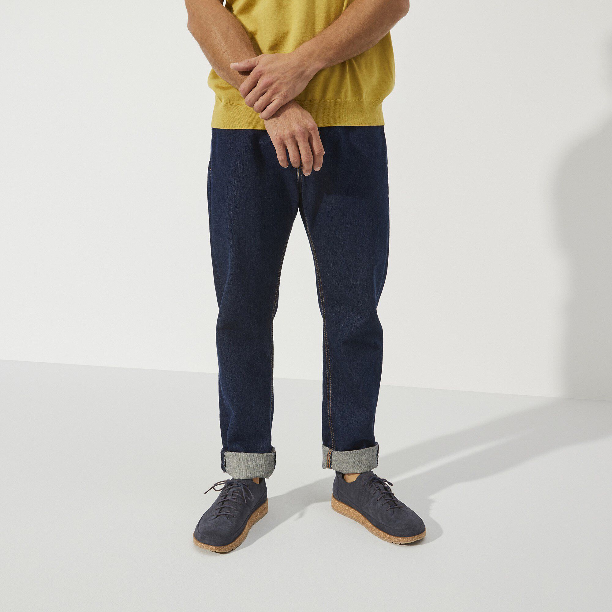  Close-up with a male model