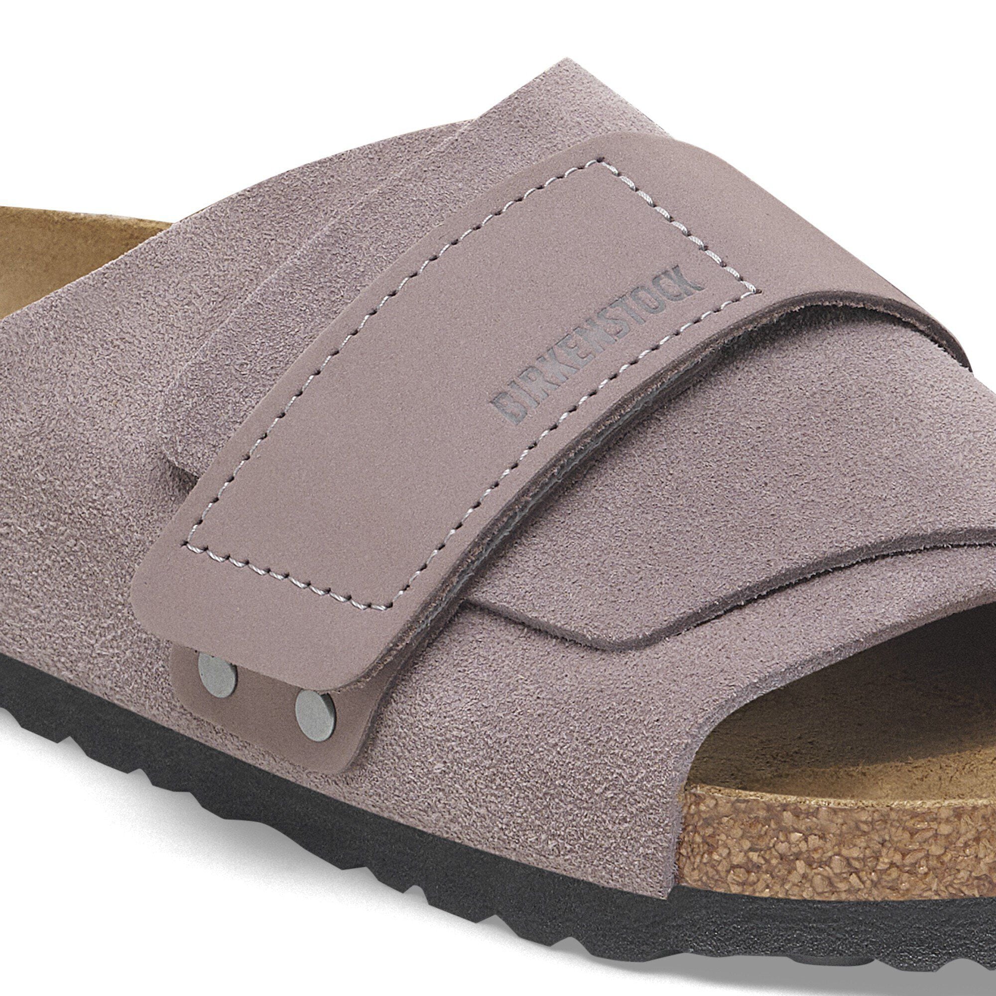 Kyoto Nubuck-Suede Leather in Color Faded Purple | BIRKENSTOCK US