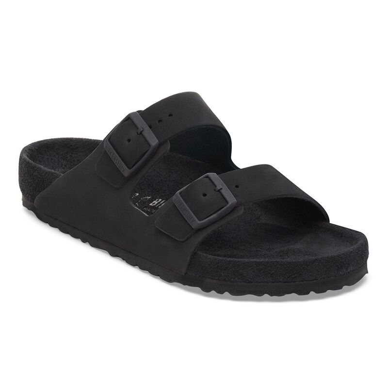 BIRKENSTOCK Arizona Nubuck Leather Oyster Easy Walk detail