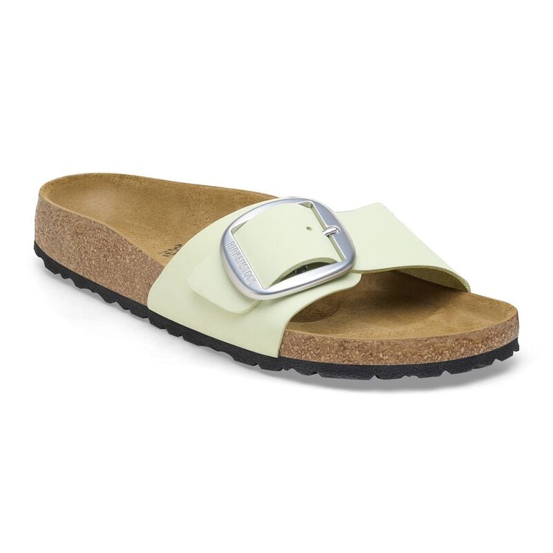 BIRKENSTOCK Madrid Big Buckle Nubuck Leather Soft Pink Soft Sole detail