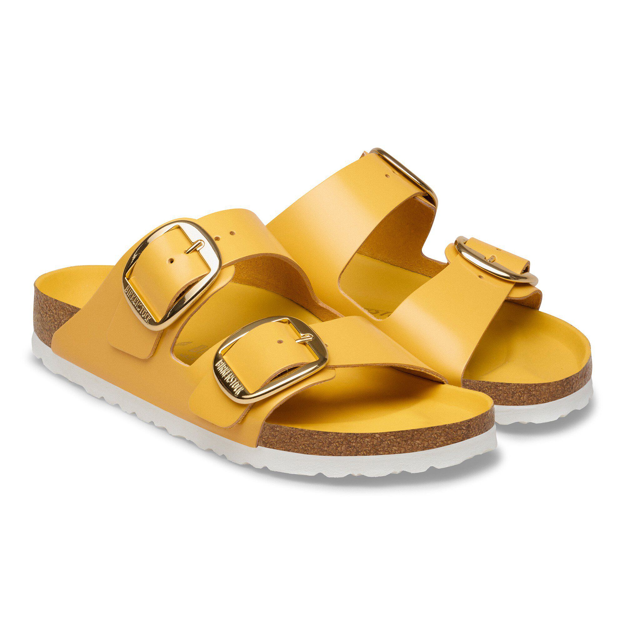 Arizona Big Buckle Natural Leather Patent