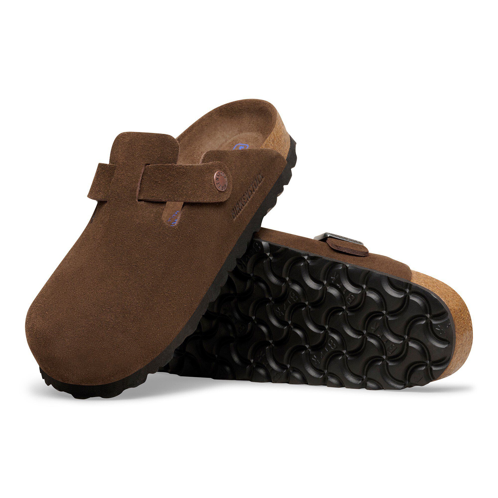 Boston Soft Footbed Su&egrave;de with outer sole details