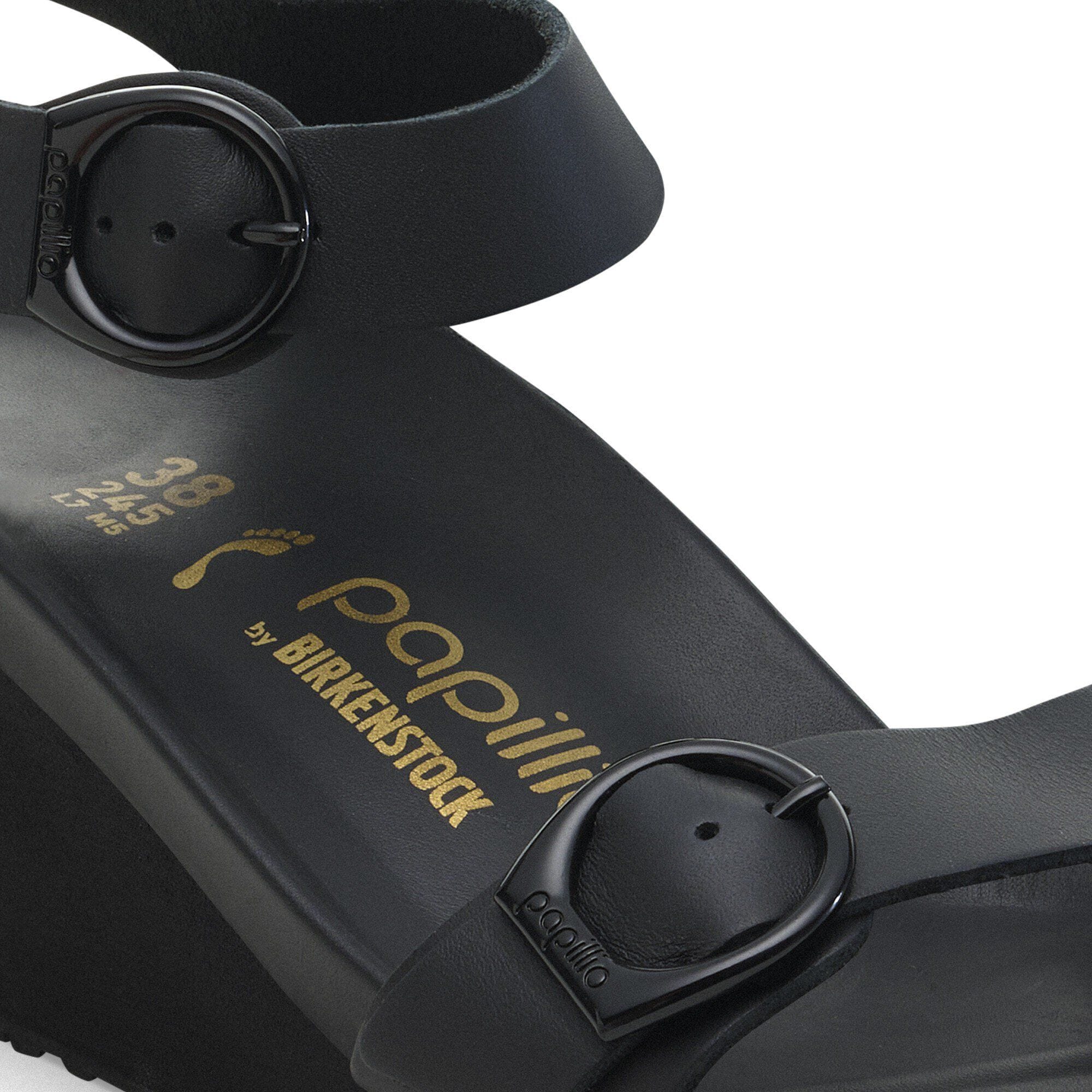 Soley Ring-Buckle Leather in Color Black/Black | BIRKENSTOCK US