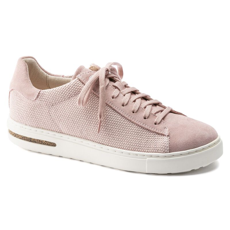 BIRKENSTOCK Bend Low Leather-Textile Soft Pink Lounge Fit detail